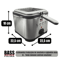 Bass Polska Tradicionalna friteza 3L