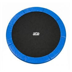 Aga Sport Pro Trampolin 500 cm Plava + zaštitna mreža + ljestve + džep za obuću