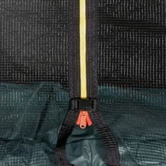 Aga SPORT PRO Trampolin 430 cm Tamno zelena + zaštitna mreža + ljestve + džep za obuću