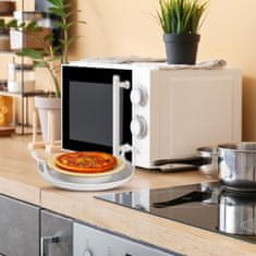 HOME & MARKER® Podloga za mikrovalnu pećnicu s hladnim ručkama, protiv prolijevanja, promjer do 27 cm | MICTRAY