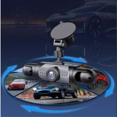 VYZIO® Četverokanalni auto DVR 1080p, širokokutni 150° za prednju, stražnju i bočne kamere | CAMERIK