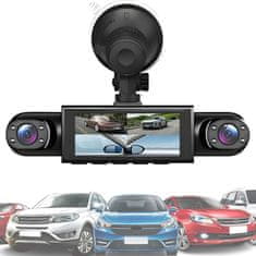 VYZIO® Četverokanalni auto DVR 1080p, širokokutni 150° za prednju, stražnju i bočne kamere | CAMERIK