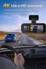 Farrot Car camera V26C 4K Dual (front + rear) GPS WiFi ADAS parking mode HDR G-sensor USB-C p