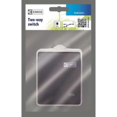 EMOS Zidni prekidač A1398 250 V/10 AX IP54