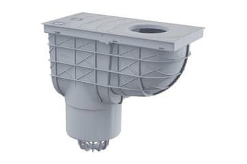 Enpro Sifon za krovni odvod Roof drain trap straight DN O 125 mm, gray