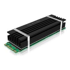 IcyBox IB-M2HS-70 pasivni hladnjak za SSD diskova, aluminij, crni (IB-M2HS-70)
