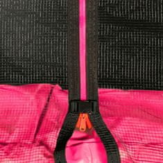 Aga Sport Pro Trampolin 305 cm Ružičasta + zaštitna mreža + ljestve