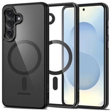 Tech-protect MagMat MagSafe maska za Samsung Galaxy S26, crna / prozirna