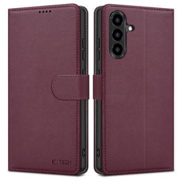 Tech-protect Wallet knjižna futrola za Samsung Galaxy A57 5G, bordo