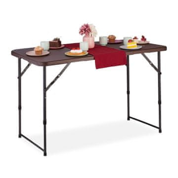 Northix Sklopivi kamp stol za 6 osoba s čeličnim okvirom