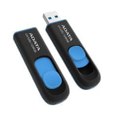AData UV128 USB flash pogon, 128GB, USB 3.2, crno-plavi (AUV128-128G-RBE)