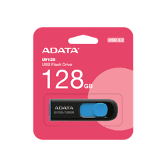 AData UV128 USB flash pogon, 128GB, USB 3.2, crno-plavi (AUV128-128G-RBE)