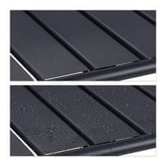 Northix Sklopivi vanjski stol čelični antracit otporan na vremenske uvjete