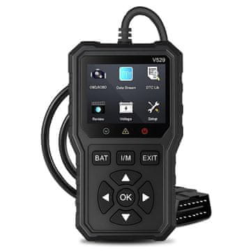 VYZIO® OBD2 skener grešaka automobila s 2.8" zaslonom u boji, dijagnostički uređaj za čitanje i brisanje kodova | AUTOFAULT