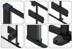 REA Tuš kabina Rea Fargo 120x90 Black Mat