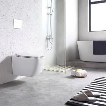 REA VISEĆA WC ŠKOLJKA MARTIN SLIM RIMLESS DUROPLAST