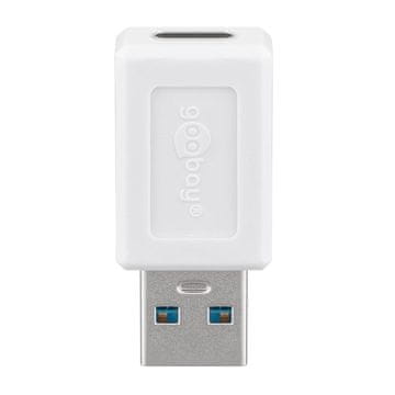 Goobay USB-A 3.0 na USB-C 15W bijeli adapter
