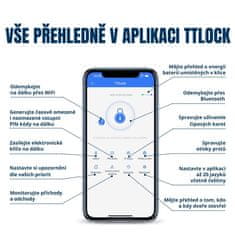 BOT Pametna kvaka TTLOCK HR1 srebrna bez cilindričnog uloška
