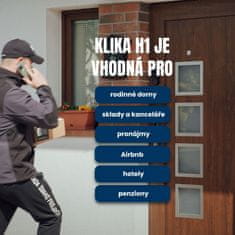 BOT Pametna kvaka TTLOCK HR1 srebrna bez cilindričnog uloška