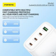 BOT Mrežni punjač adapter USB-C 4-PORT PD100W