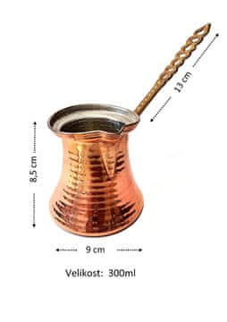 AKCIJA plus Džezva za kavu, bakar 0,3 L