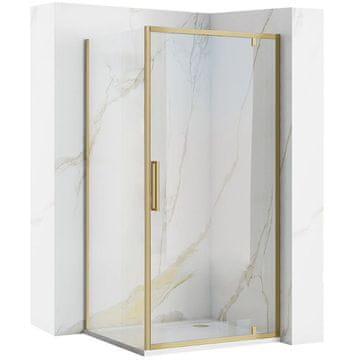 REA Tuš kabina REA Rapid Swing Brush Gold