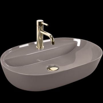 REA Nablatni umivaonik REA Aura 61 Beige Shiny