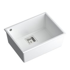 QUADRON granitni sudoper DAVID 50 White
