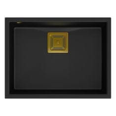 QUADRON granitni sudoper DAVID 50 Black