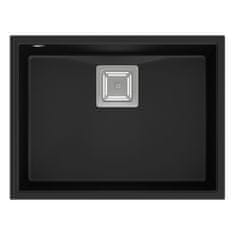 QUADRON granitni sudoper DAVID 50 Black