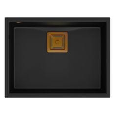 QUADRON granitni sudoper DAVID 50 Black