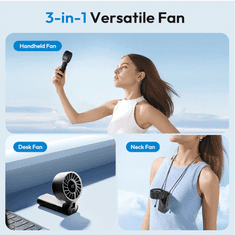 Sothing Prenosni ventilator Foldable Handheld Fan - Engine Z, 3600 mAh, crni