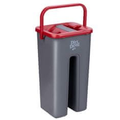Dirt Devil komplet za čišćenje podova / površina, 4 komada, kanta od 6 l, suho / mokro čišćenje, sivo-crveni