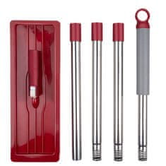 Dirt Devil komplet za čišćenje podova / površina, 4 komada, kanta od 6 l, suho / mokro čišćenje, sivo-crveni