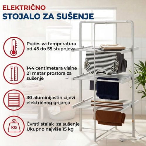 Predstavljamo vam odlično električno sušilo za rublje DIRT DEVIL