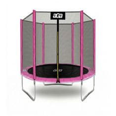 Aga SPORT TOP Trampolin 180 cm Ružičasta + zaštitna mreža