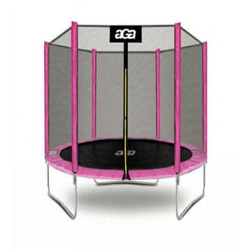 Aga SPORT TOP Trampolin 180 cm Ružičasta + zaštitna mreža