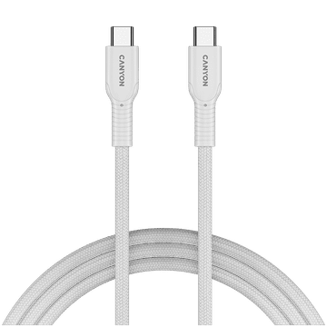 Canyon kabel OnWire 60CL C-C 60W COLOR pleteni 1m bijeli