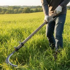 Netscroll Višenamjenski nož za grane i vegetaciju, čelični nož, za vrtlarstvo i uređenje okoliša, za pričvršćivanje na dršku ili štap, AgroTool
