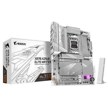 Gigabyte X870 AORUS ELITE WIFI7 ICE, DDR5, SATA3, USB4, DP, 2.5GbE, WiFi 7, AM5 ATX