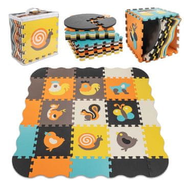 MG SoftPlay pjenasta puzzle podloga 25kom, animals
