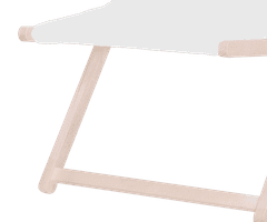 Platinet PSW sklopiva ležaljka, drvena, bijela