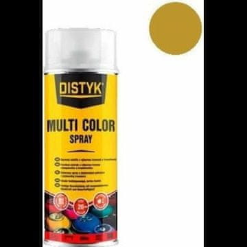 DISTYK MULTI COLOR SPREJ RAL 9182 ZLATNA METALIK 400 ml, 12 komada