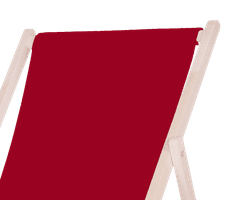 Platinet PSW sklopiva ležaljka, drvena, bordo crvena