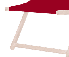 Platinet PSW sklopiva ležaljka, drvena, bordo crvena