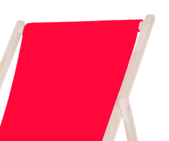 Platinet PSW sklopiva ležaljka, drvena, crvena