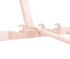 Platinet PSW sklopiva ležaljka, drvena, crvena