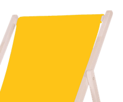 Platinet PSW sklopiva ležaljka, drvena, žuta