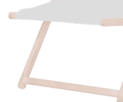 Platinet PSW sklopiva ležaljka, drvena, svijetlo siva