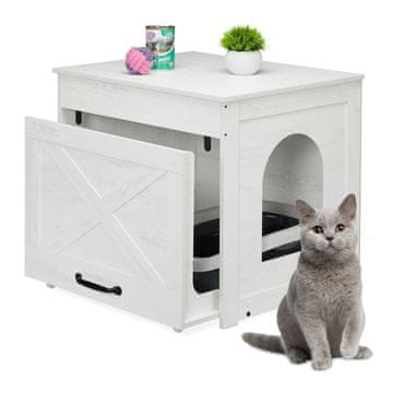 Northix Organizator radnog stola od bambusa s 3 ladice crni okvir